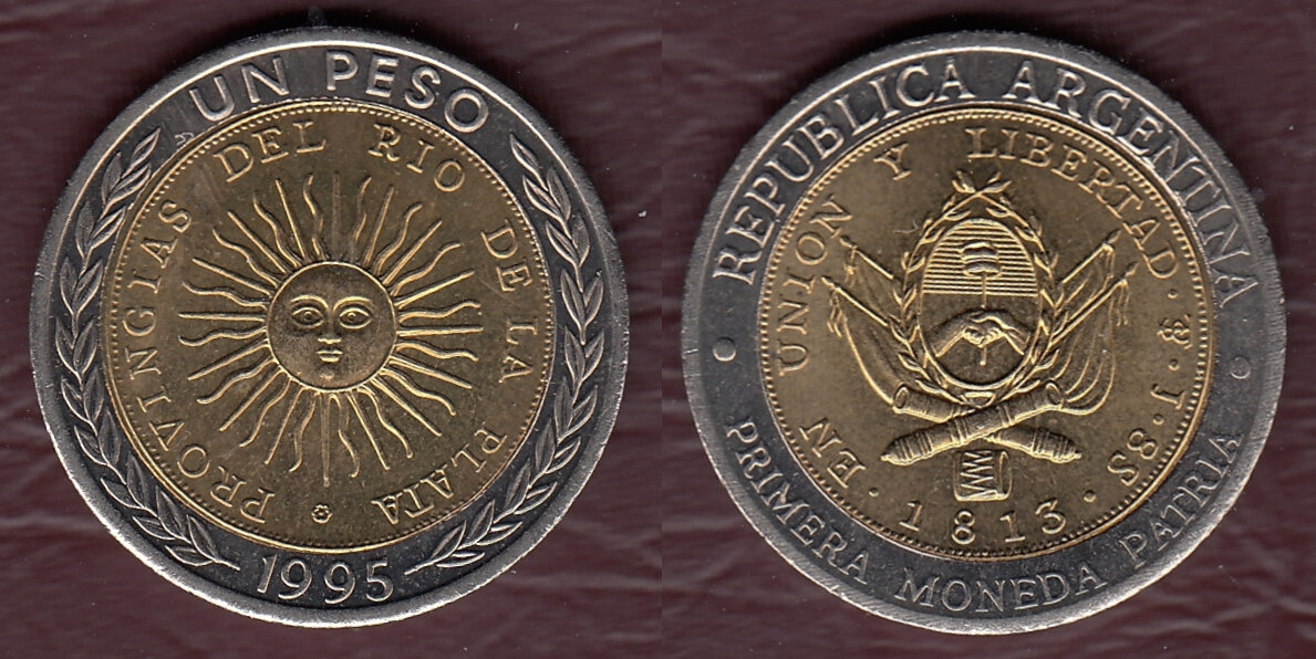1 аргентинское песо