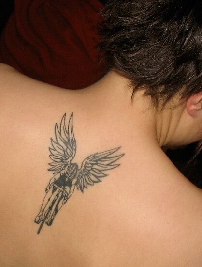 Тату (татуировка) Ангел: значение и эскизы женские и мужские
