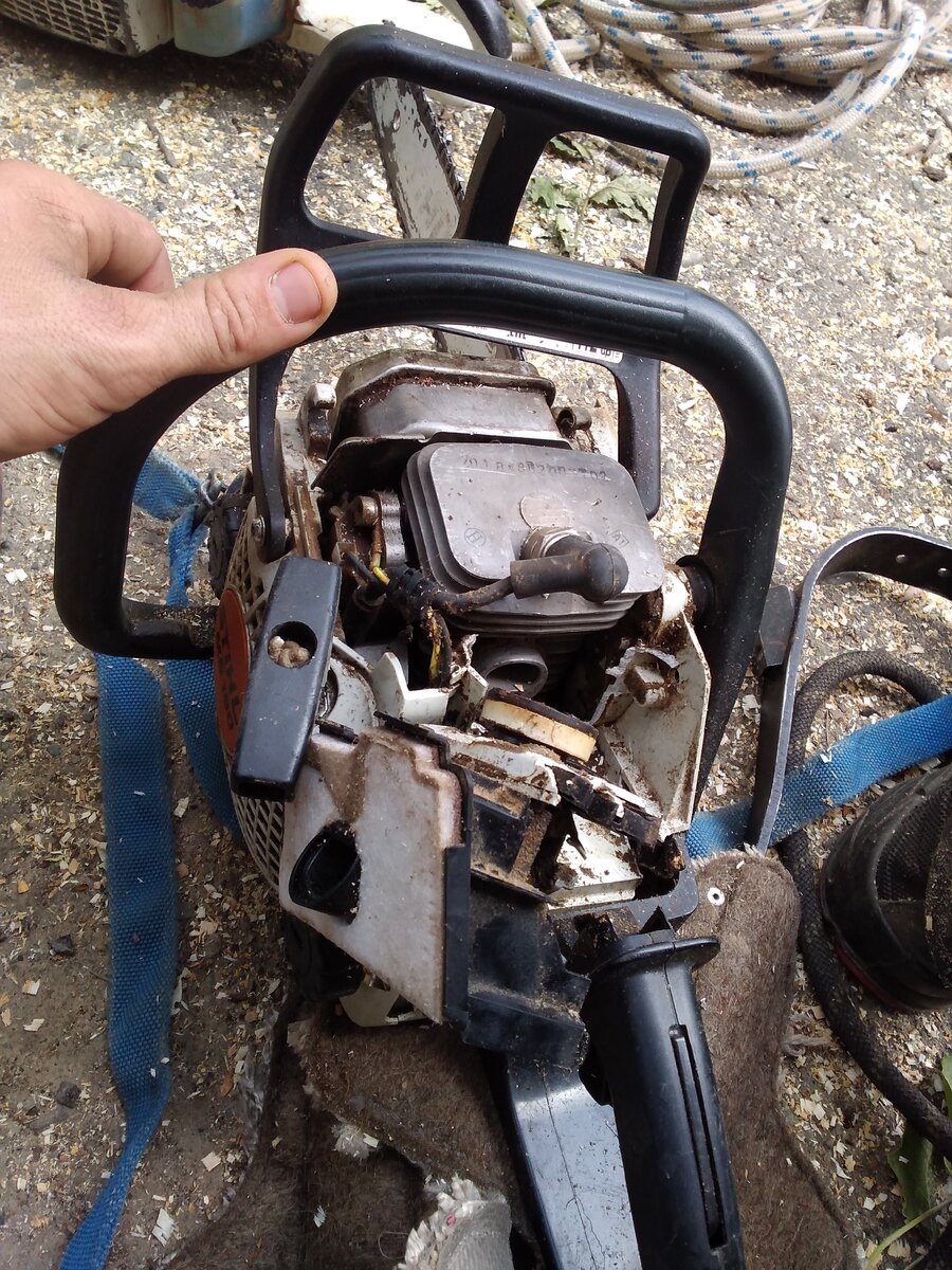 Разбили пилу