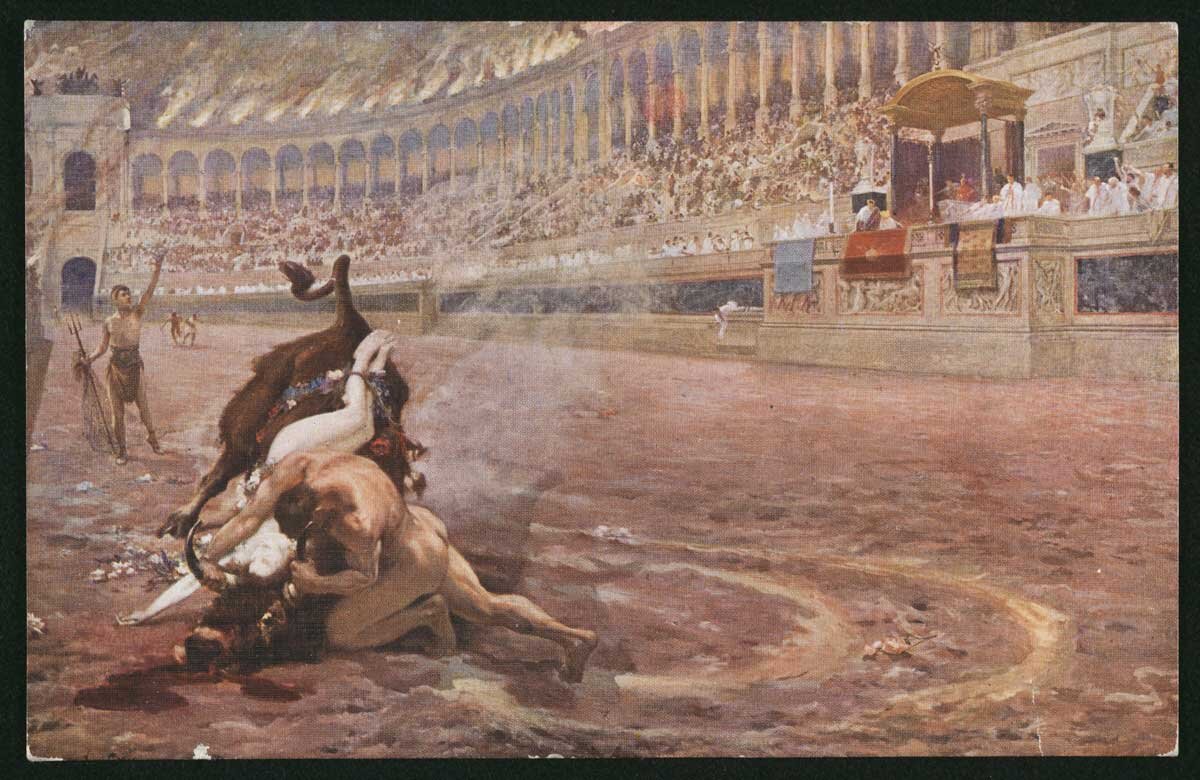 Христианская дирцея в цирке Нерона 1897