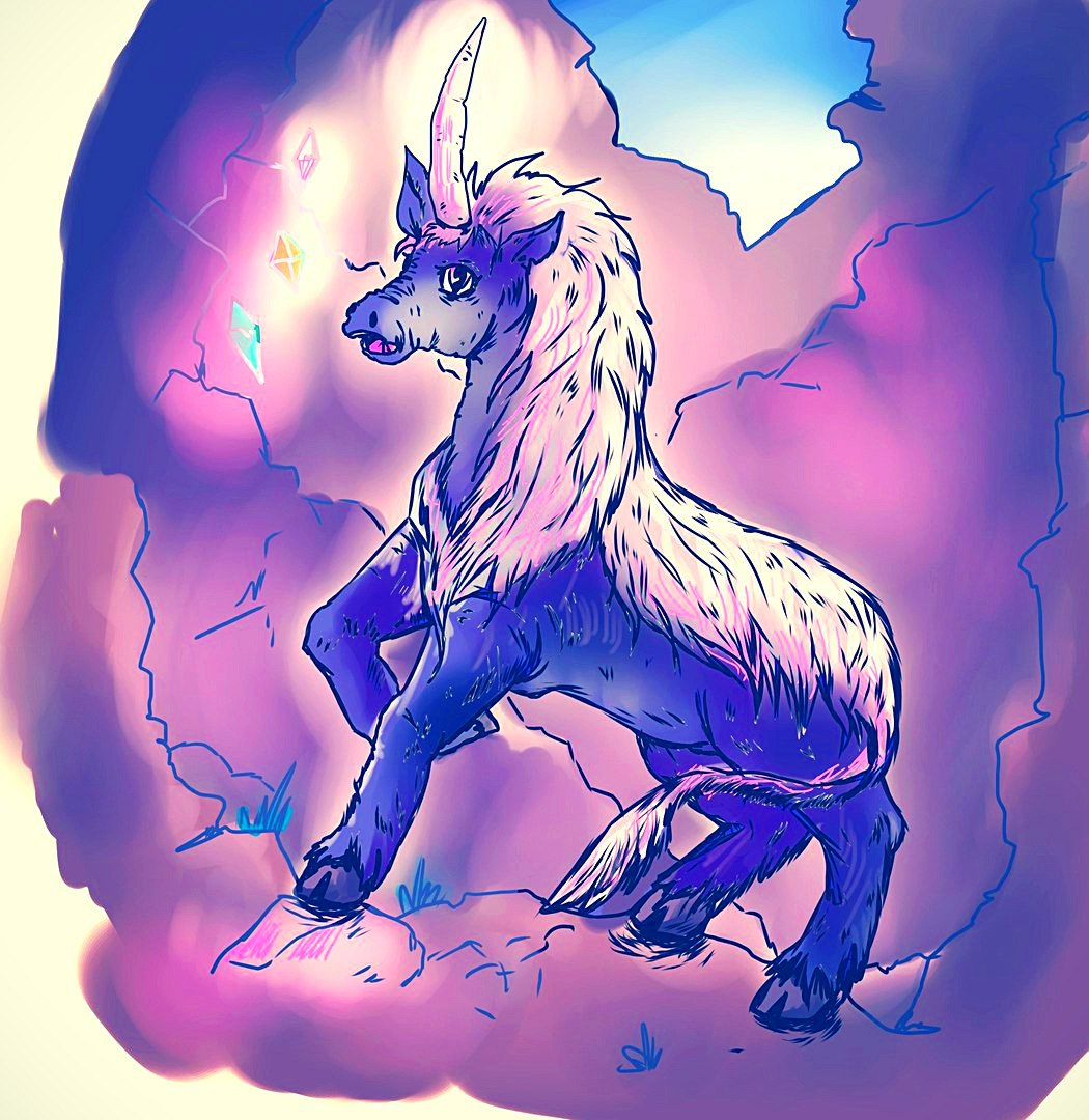 кристаллорог. 2017 год. компьютерная графика