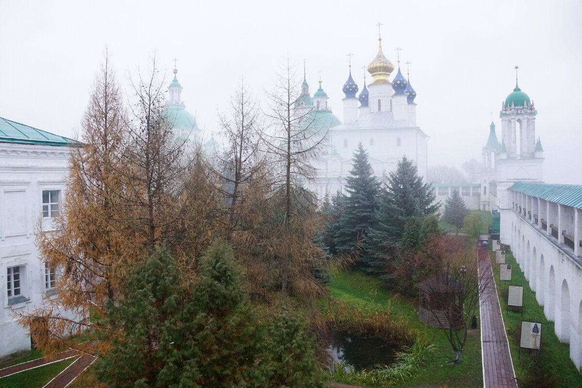 Спасо Яковлевский монастырь часовня вид сверху