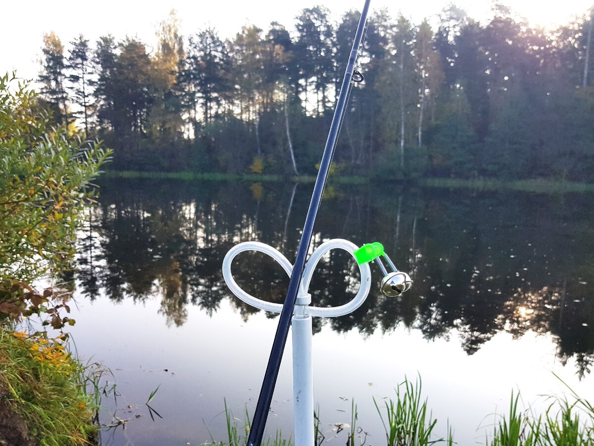 самодельная подставка для фидерного удилища