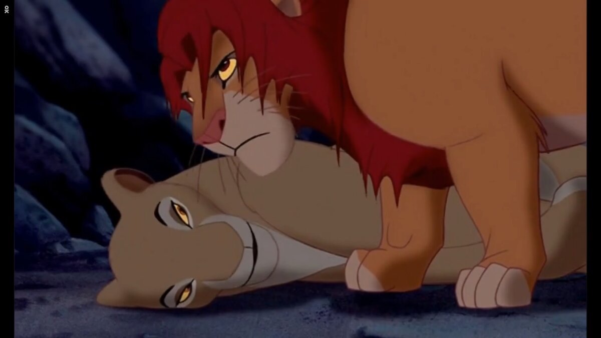 кадр из мультфильма "Король Лев" (1994)
