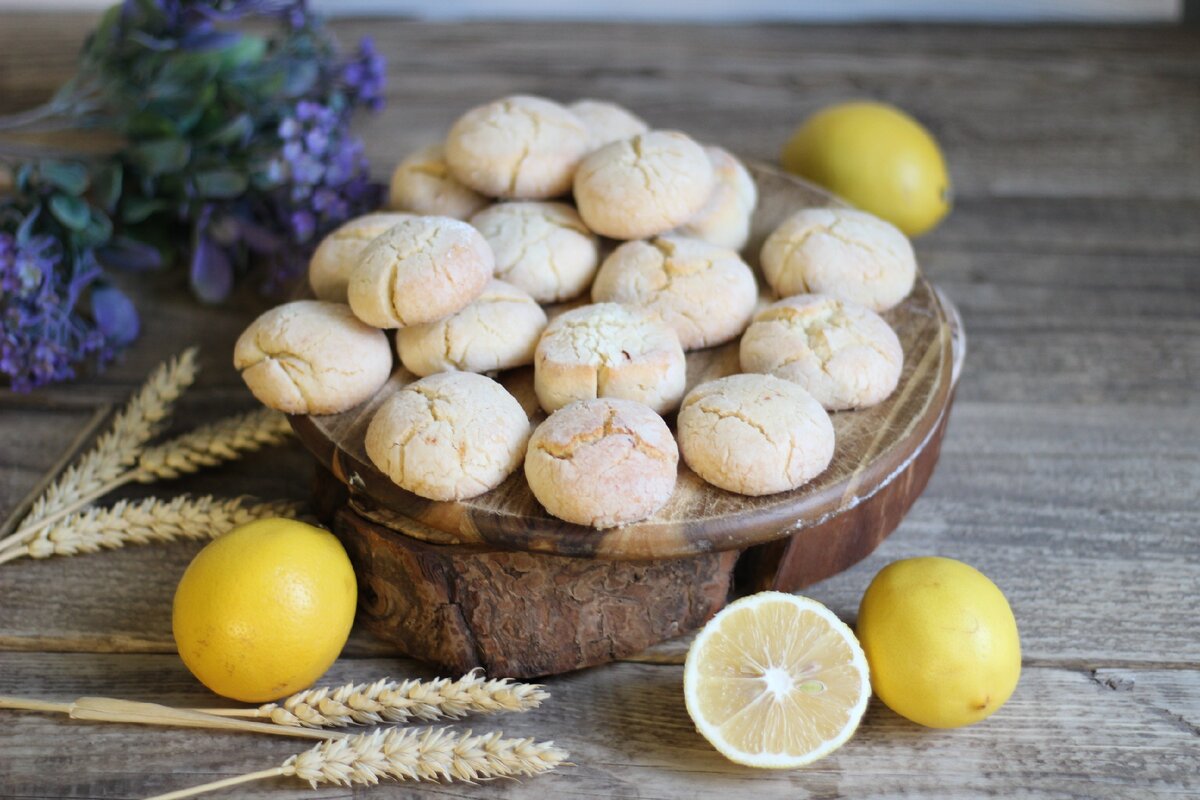 Лимонное печенье