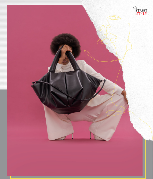 Вместительная женская сумка-мешок черного цвета Mountain, ARNY PRAHT