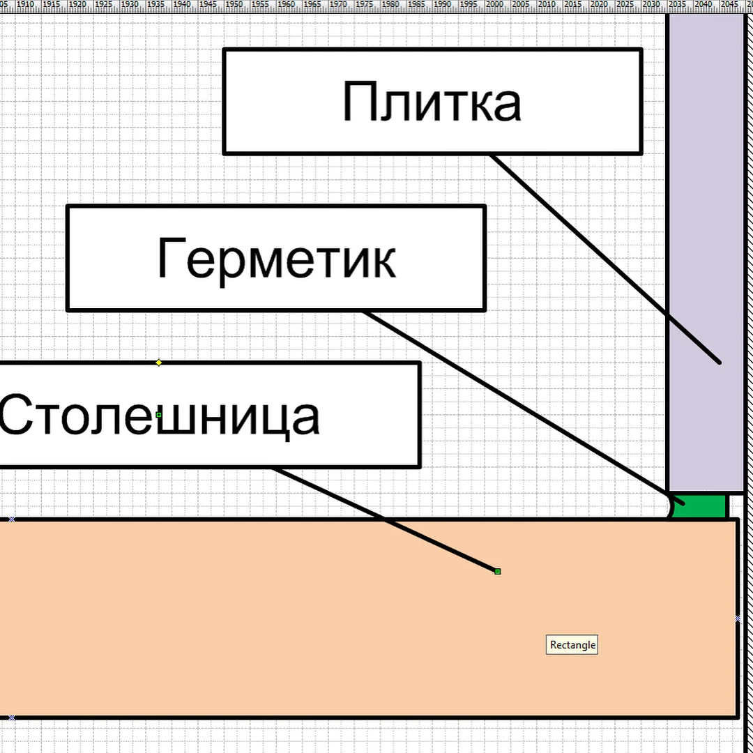 Стык столешницы и фартука фото 19