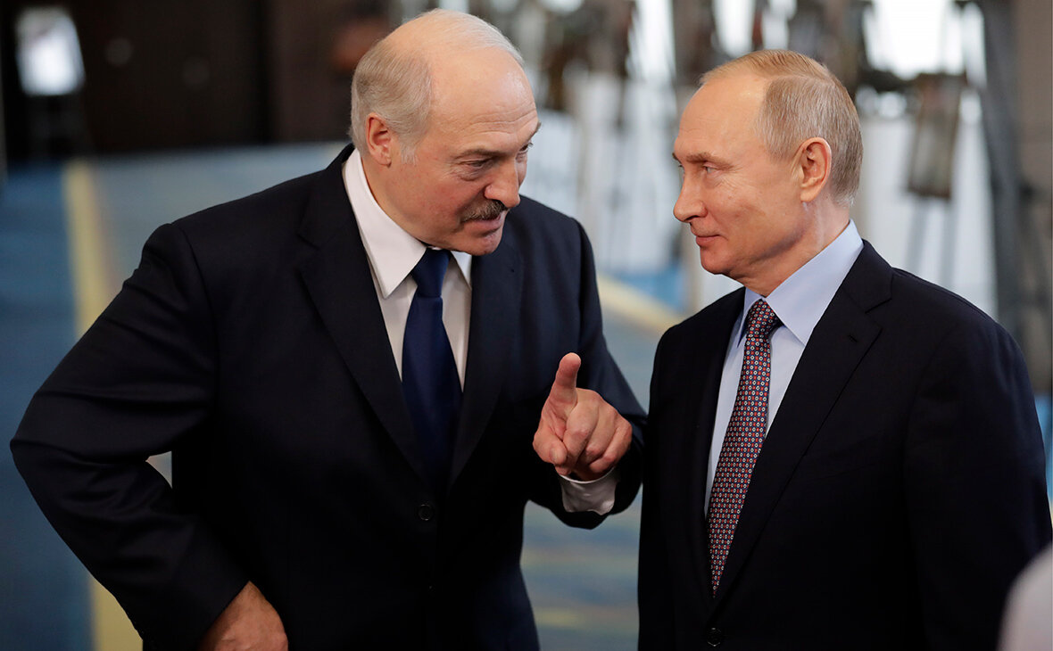 Президент России Владимир Путин и Президент Беларуси Александр Лукашенко (Фото: Михаил Метцель / ТАСС)