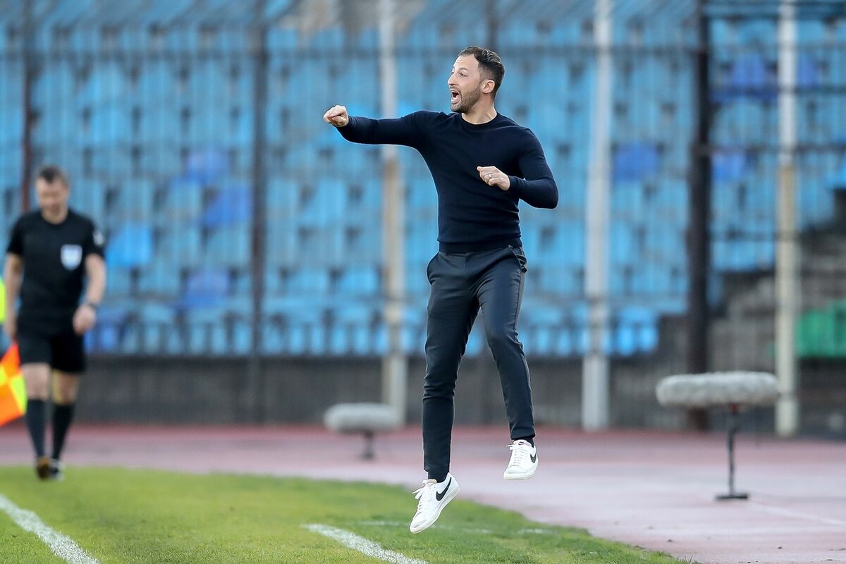 Тедеско на тренировке Спартака