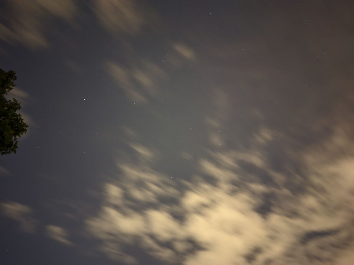 Фото автора. Звёзды на длинной выдержке