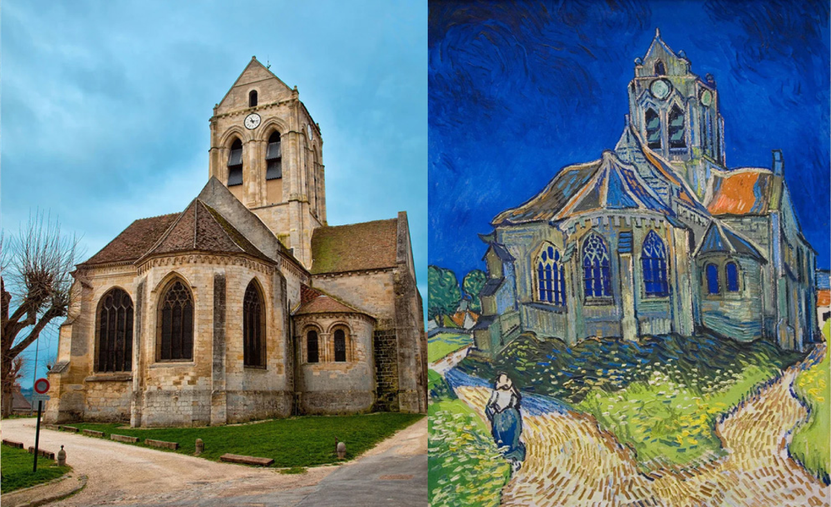 "Церковь в Овере" (1890 г., Церковь в Овер-сюр-Уаз, Овер-сюр-Уаз, Франция (49.071966, 2.176234)) Источник фото – сайт: https://clck.ru/VNJse