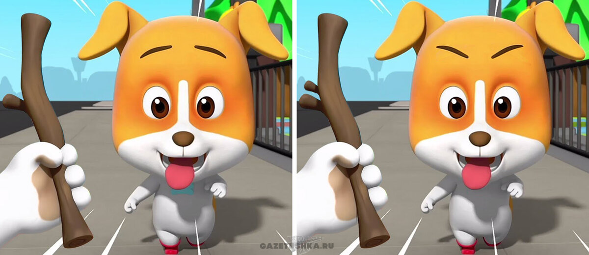 Тест на внимательность. Скриншот из м/ф 