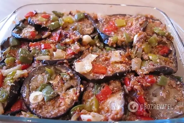 Готовые маринованные баклажаны 