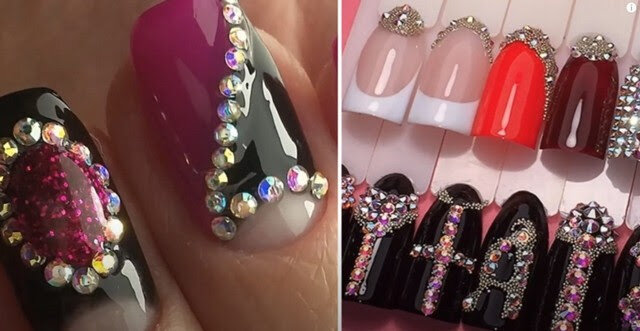 Такой маникюр выглядит всегда выигрышно