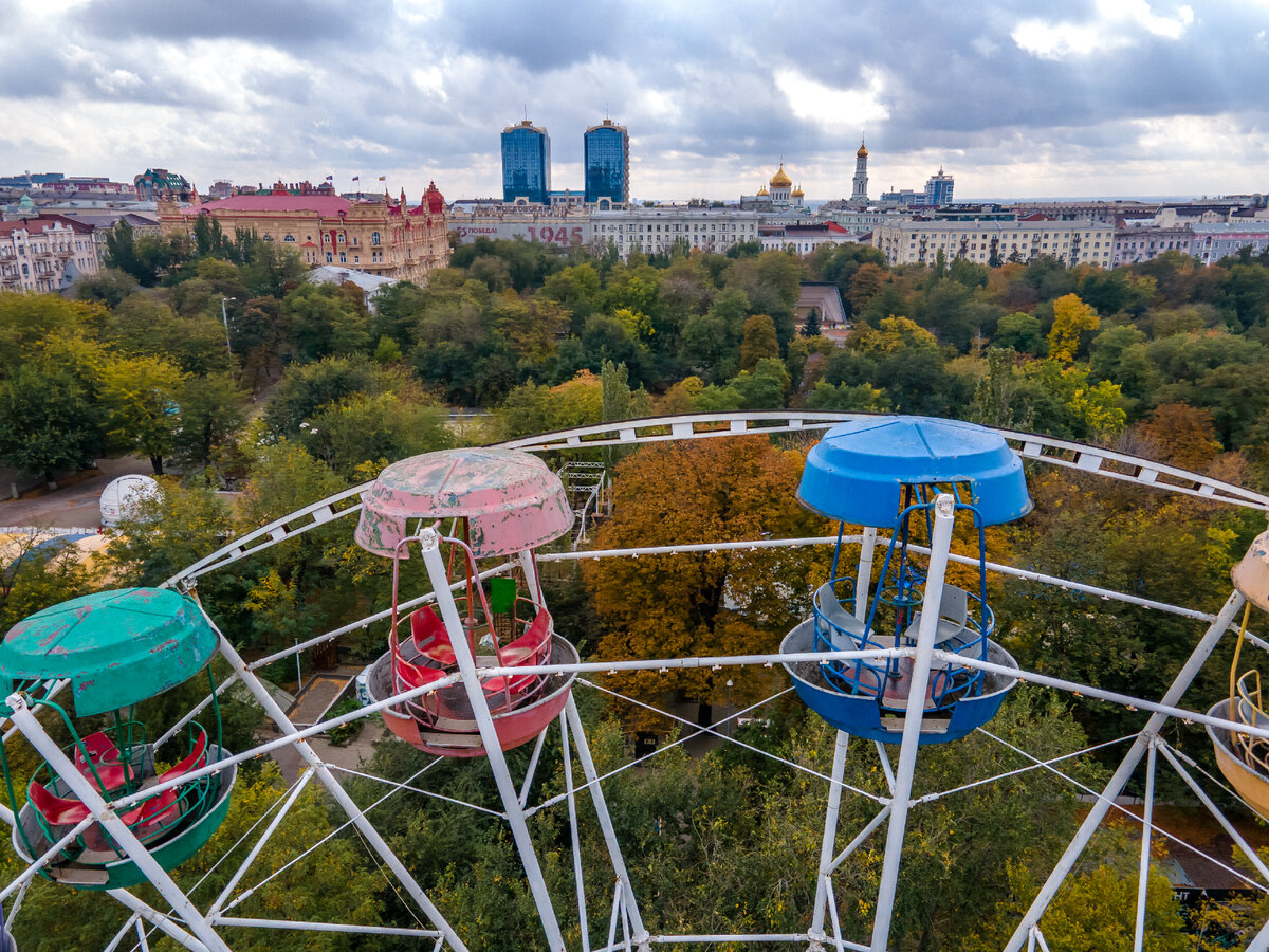 Колесо обозрения в минске парк горького фото