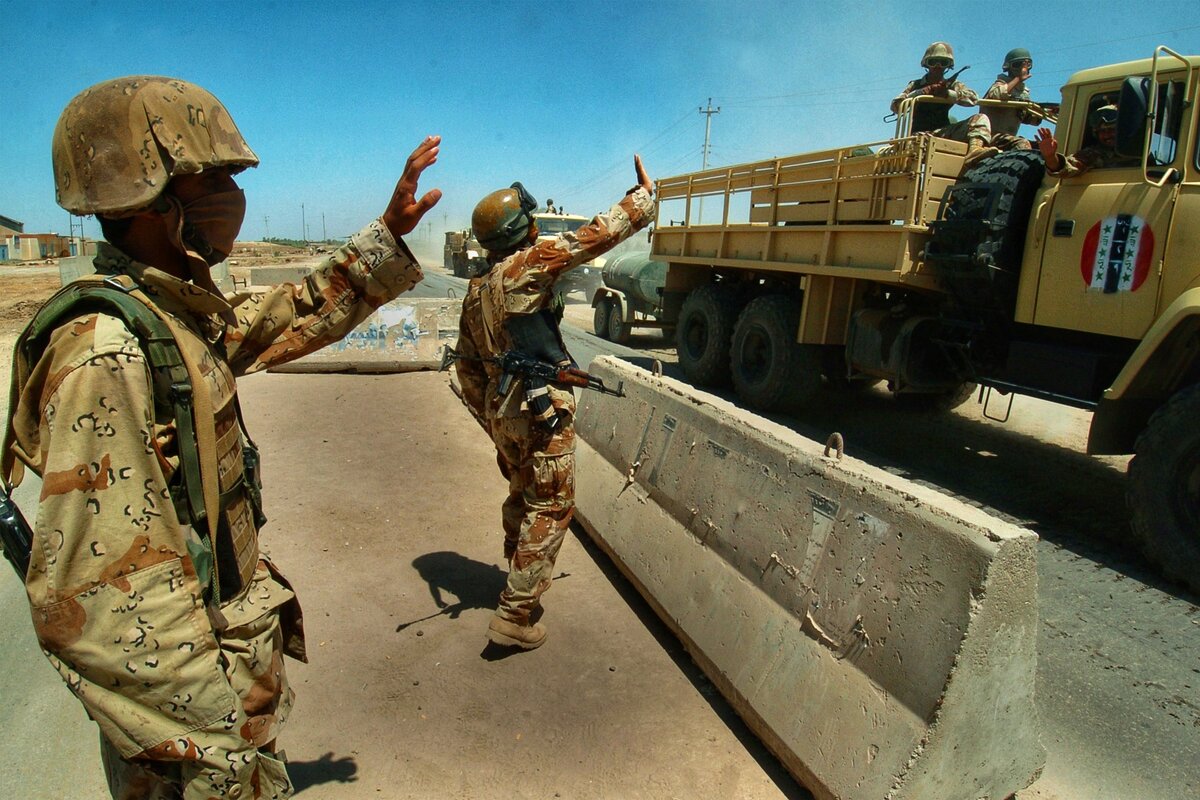 Блокпосты в Ираке \\ фото wikipedia.org