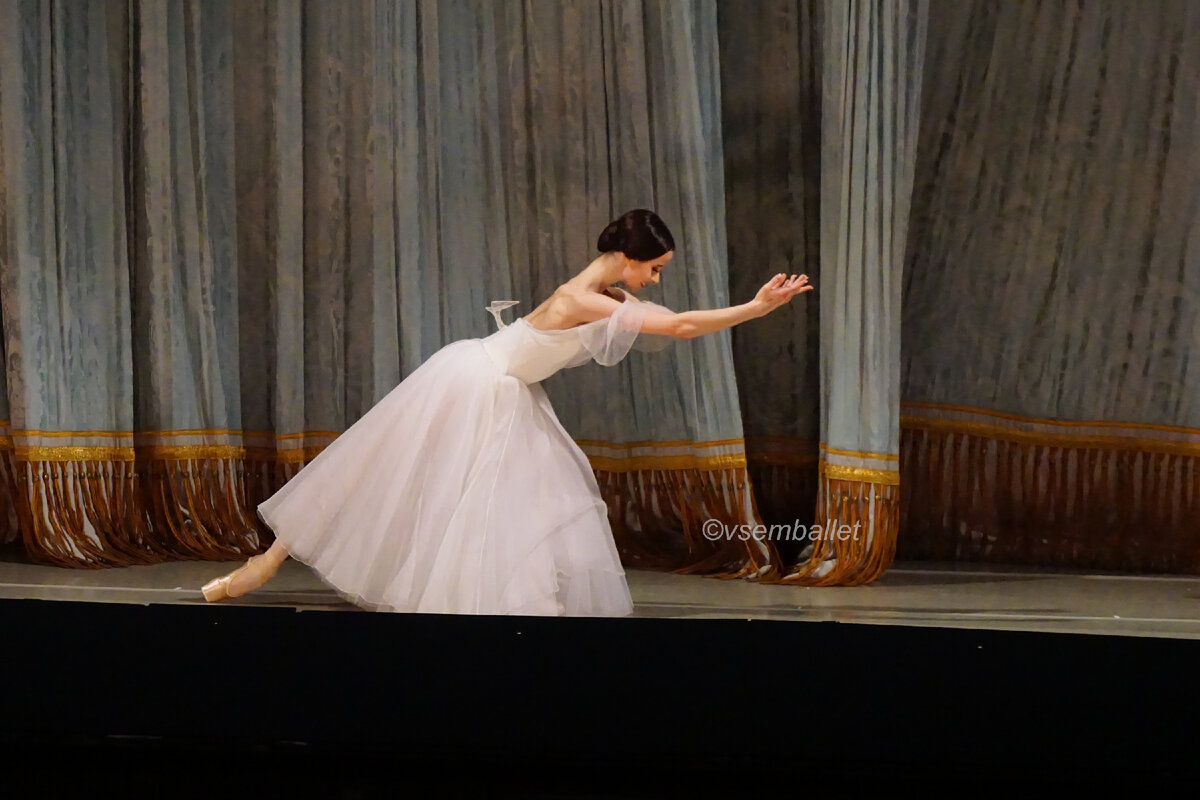 Мария Хорева после дебюта в балете «Жизель», 23 мая 2021