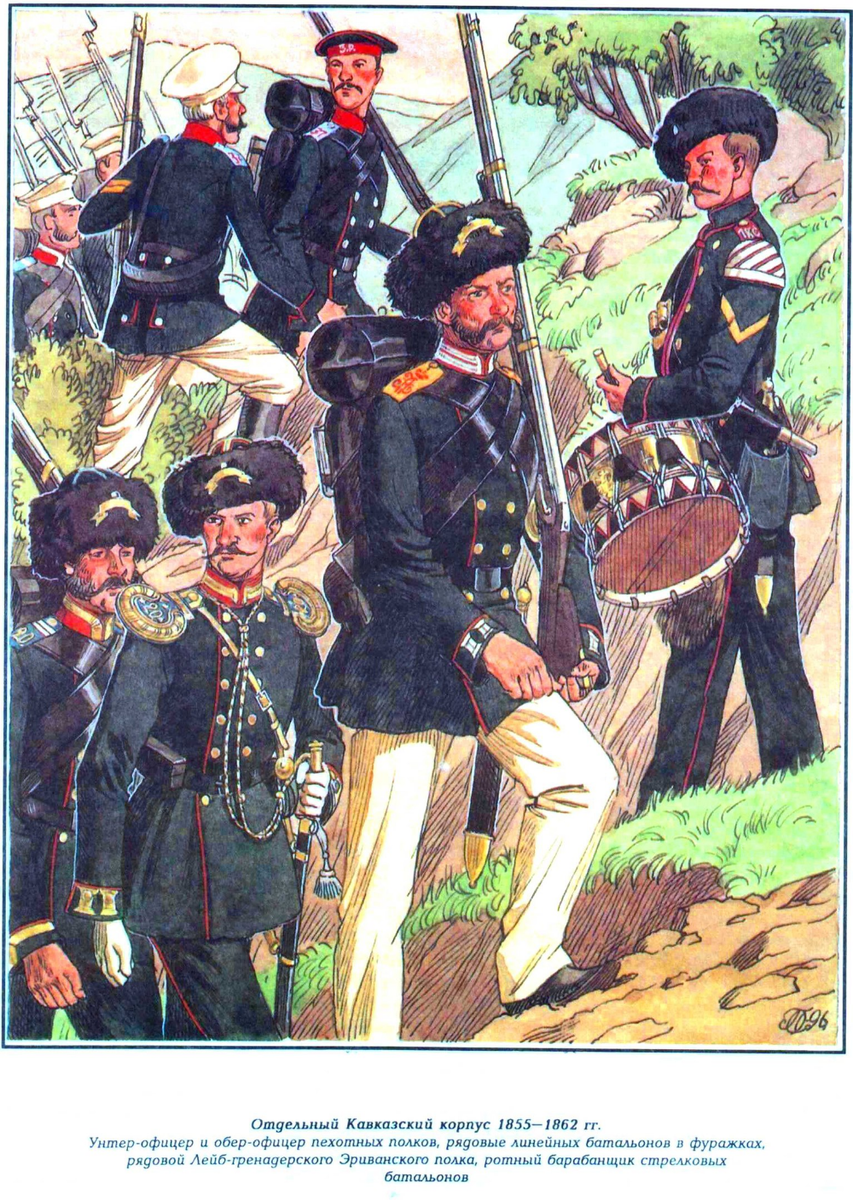 Русские войска на Кавказе при Александре II