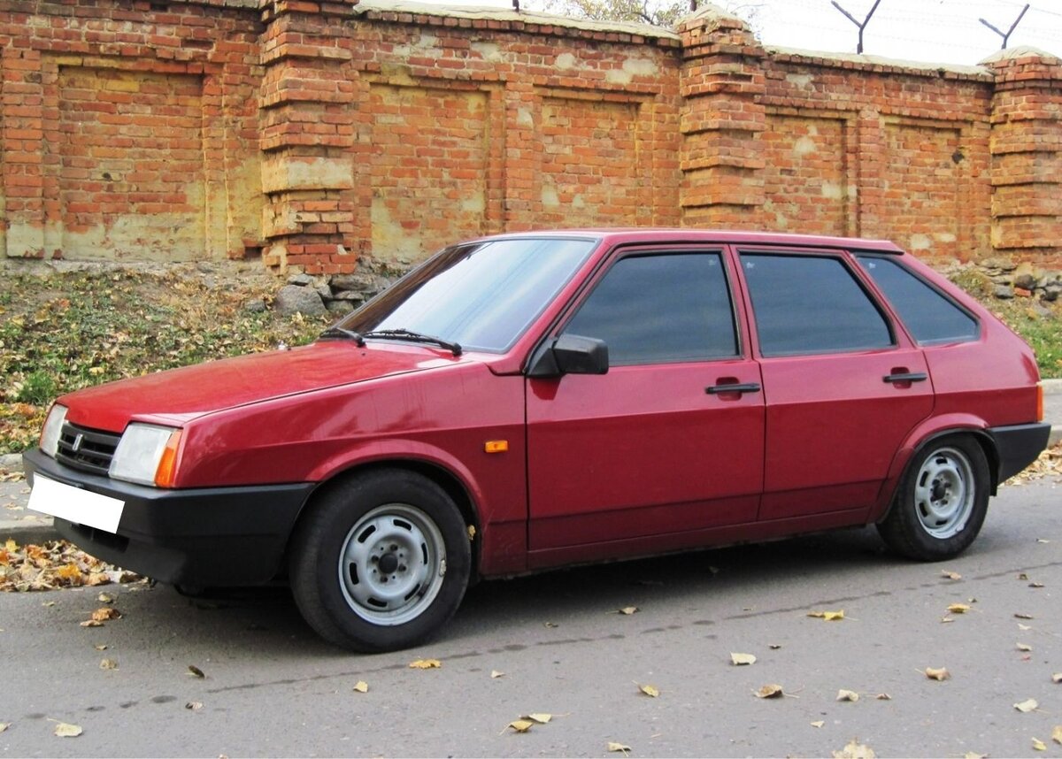 ваз 2109 красная