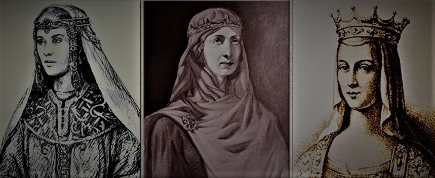 Слева направо: Елизавета, Анастасия, Анна.