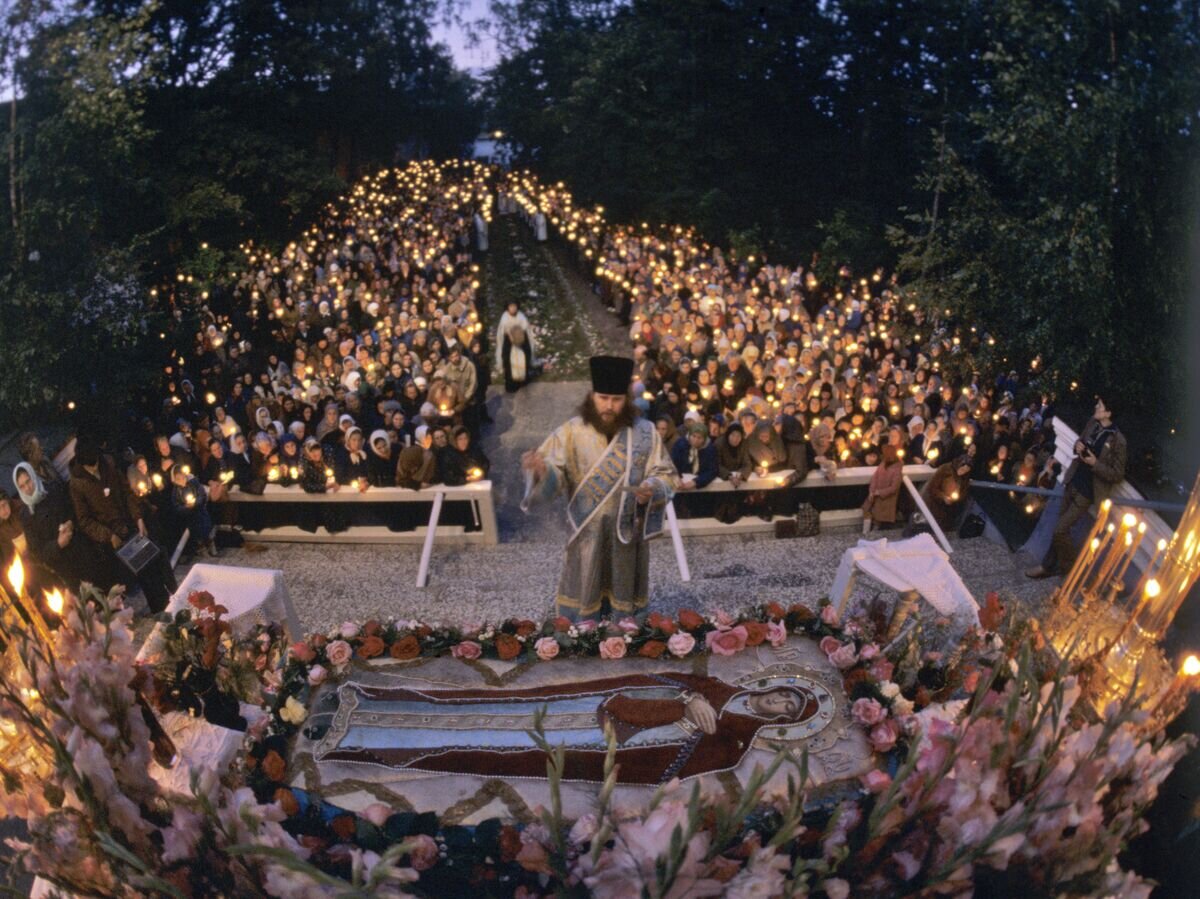    Чин погребения Богоматери© РИА Новости / Олег Макаров