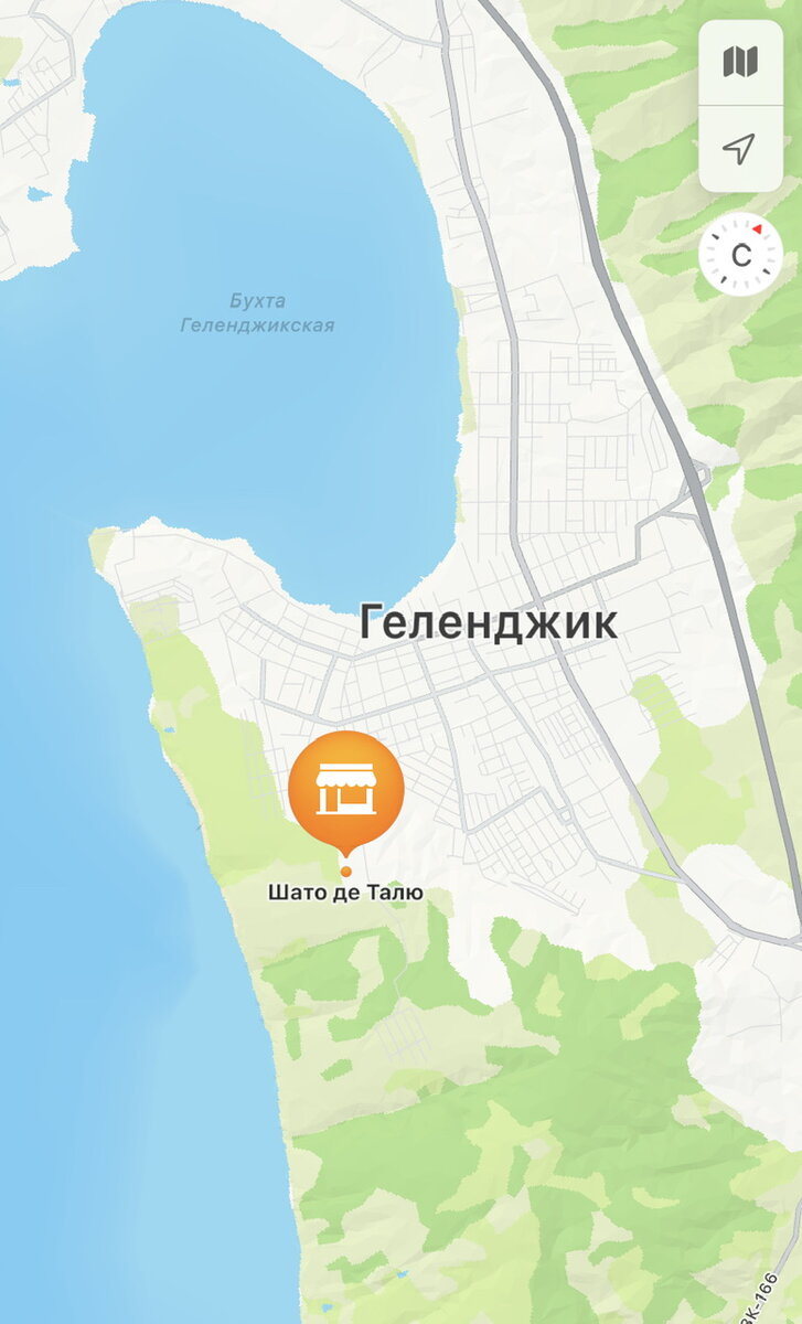 Карта города Геленджик 