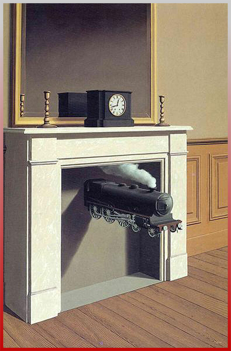 Rene Magritte. Замершее время. 1938 г.