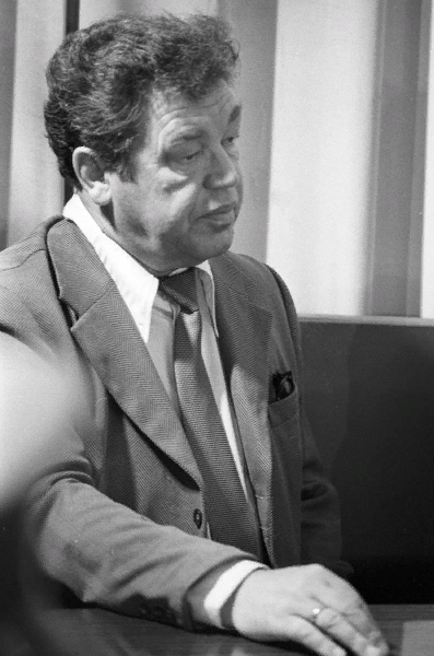 Рогожкин Б.В. на суде в г.Чернобыле