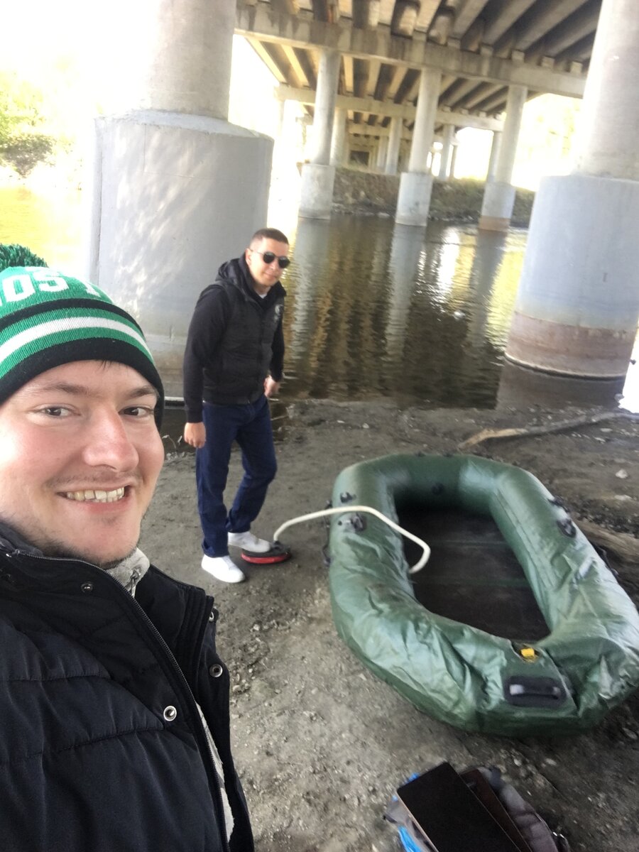 Готовим лодку к сплаву