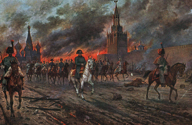 Наполеон в Москве (источник интернет)