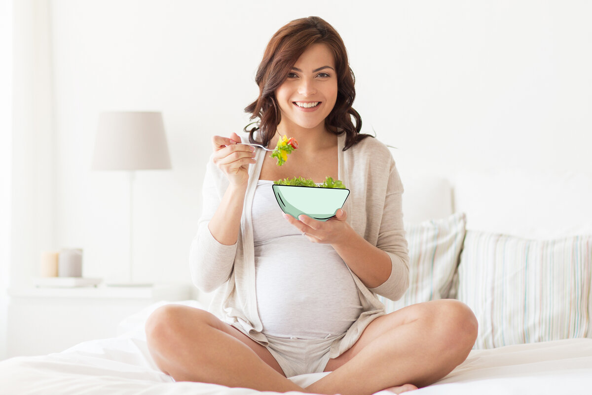 5 здоровых перекусов беременных