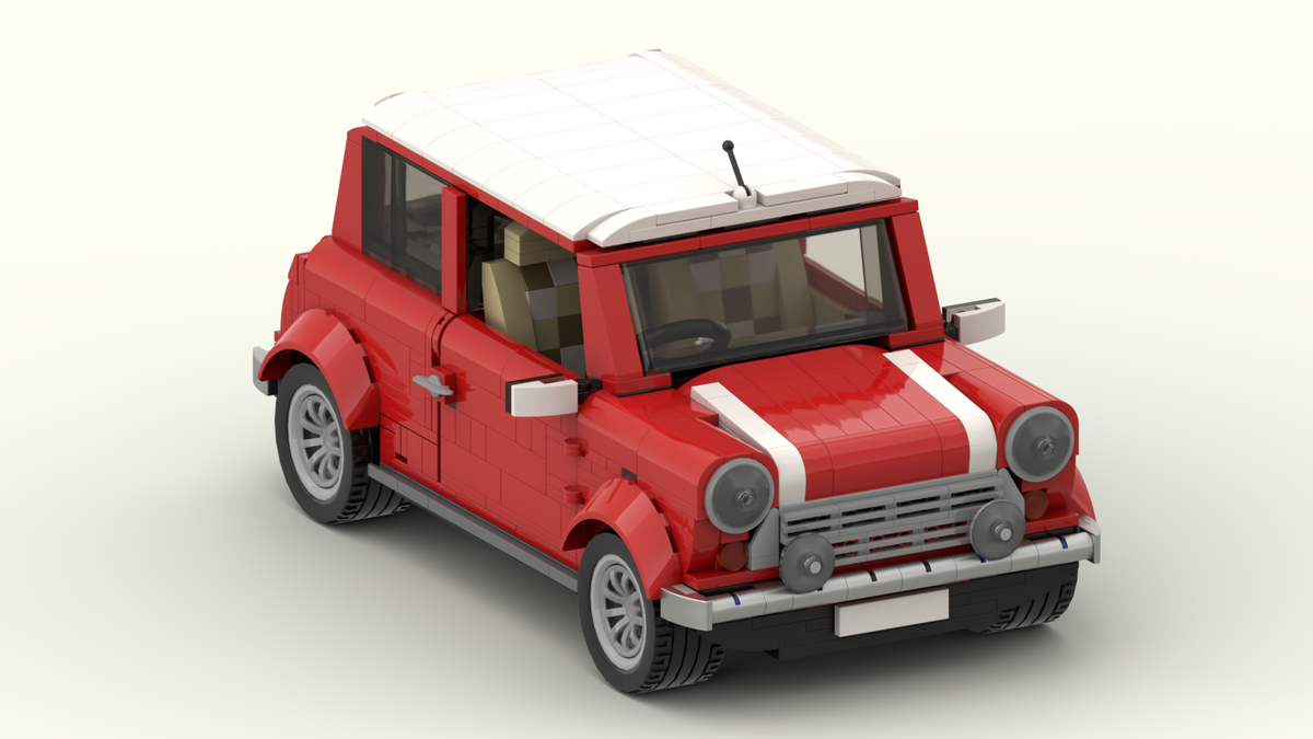 Ярко красный вариант Lego Mini Cooper. | Pro Лего | Дзен