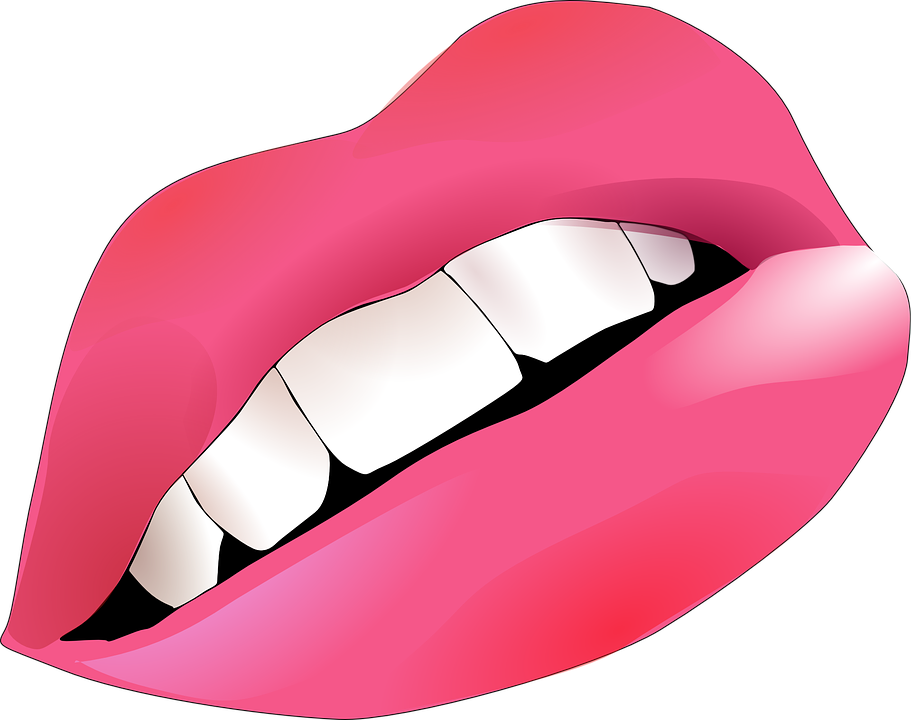 https://pixabay.com/ru/vectors/губы-розовый-смайлик-рот-зубы-33105/