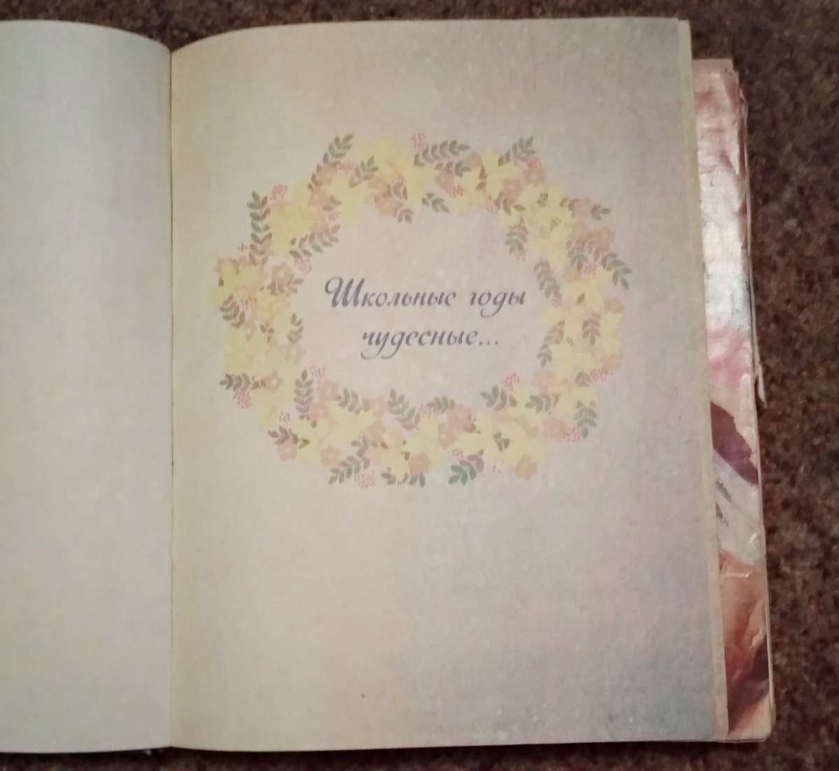 С этой страница и начинается дневник