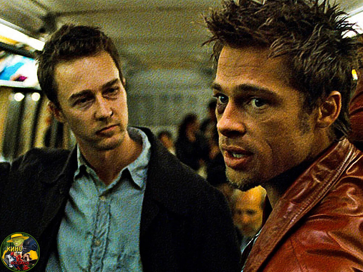 Кадр из фильма "Бойцовский клуб"