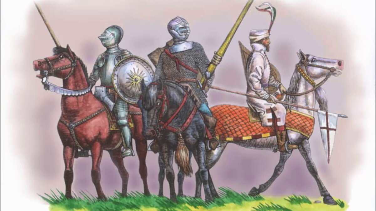 Литовские воины (рисунок из Яндекс. Картинки)