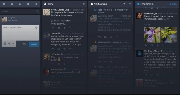 Мастодонт выставляет себя как «федерация-подумайте Star Trek» и выкладывает все это в приятной, простой подаче.