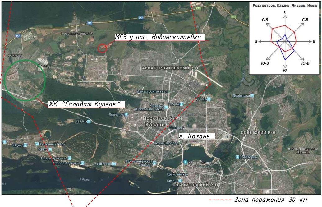 Роза ветров казань схема