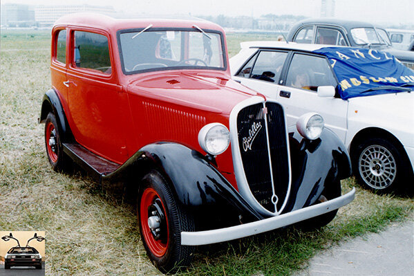 На моем фото: Fiat 508 Balilla на "Экзотике" (Тушино, Москва)