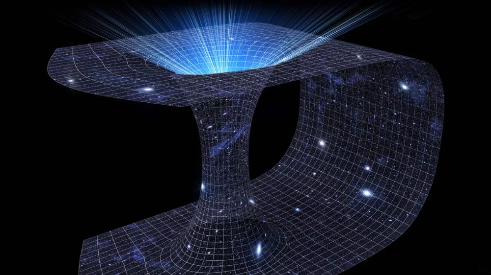 Не лист бумаги, конечно, но более яркий пример. Соответственно, сверху - точка А, снизу - Б. Фото: https://pin.it/bxoi4iufnp6m3c