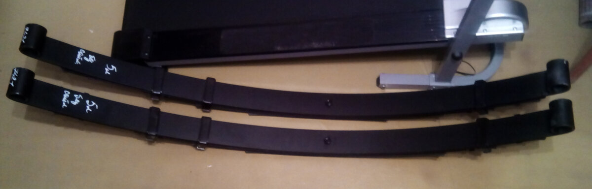 Пятилистовые - вполне устраивают, не козлит, мягкие, не скрипят. Прицепы я не вожу.