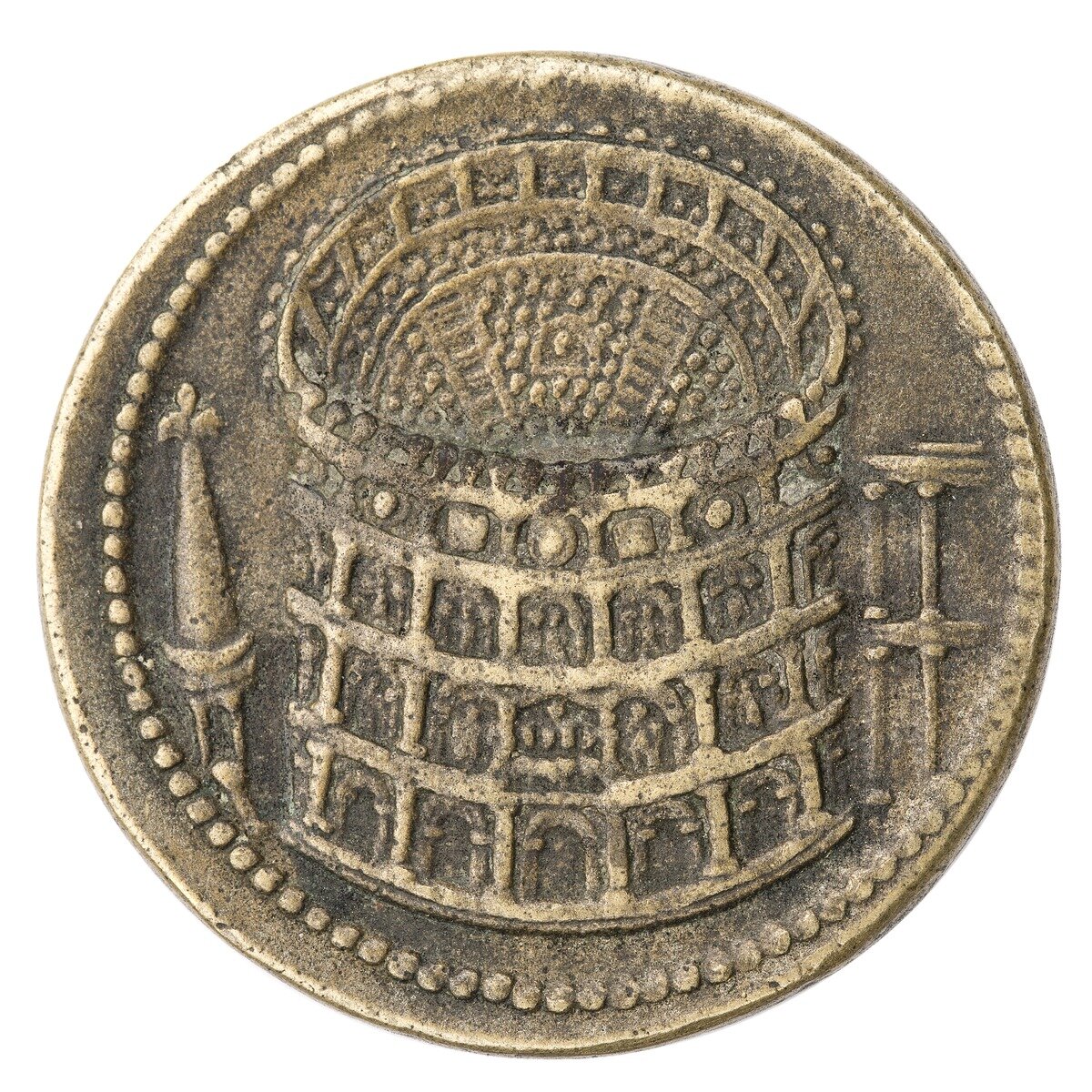 Колизей на древнеримской монете 80 года