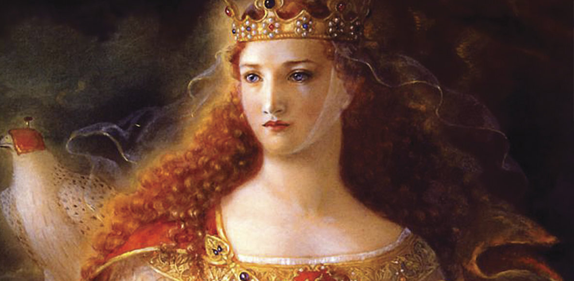  Алиенора Аквитанская, современное изображение.