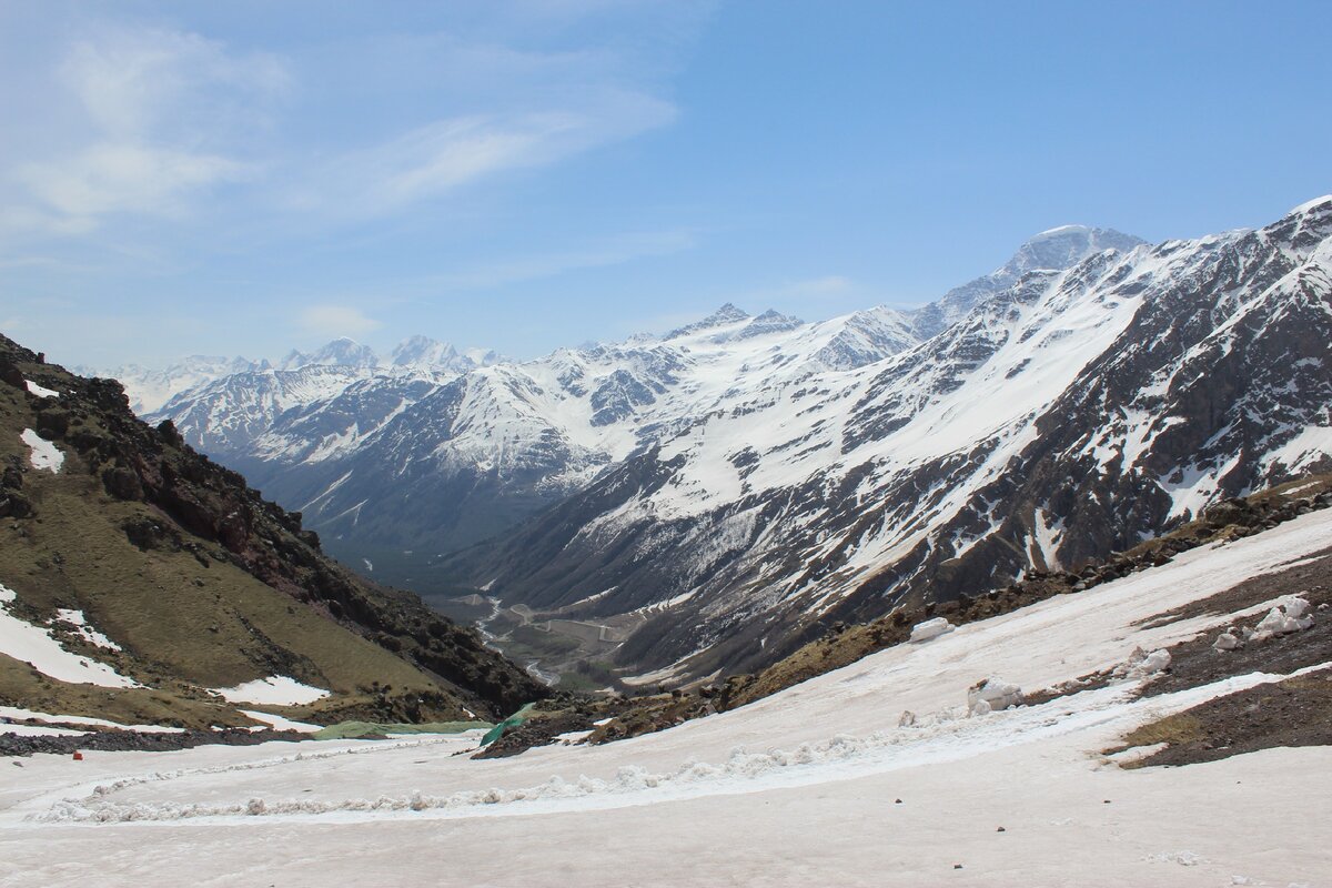 Панорама Баксанского ущелья (см. галерею)
