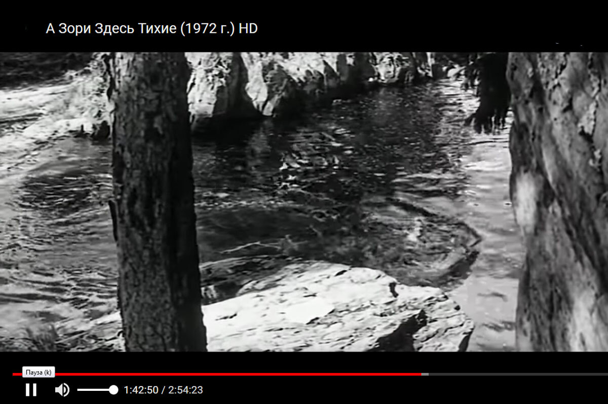 кадр из фильма "А зори здесь Тихие" (скрин шот) 