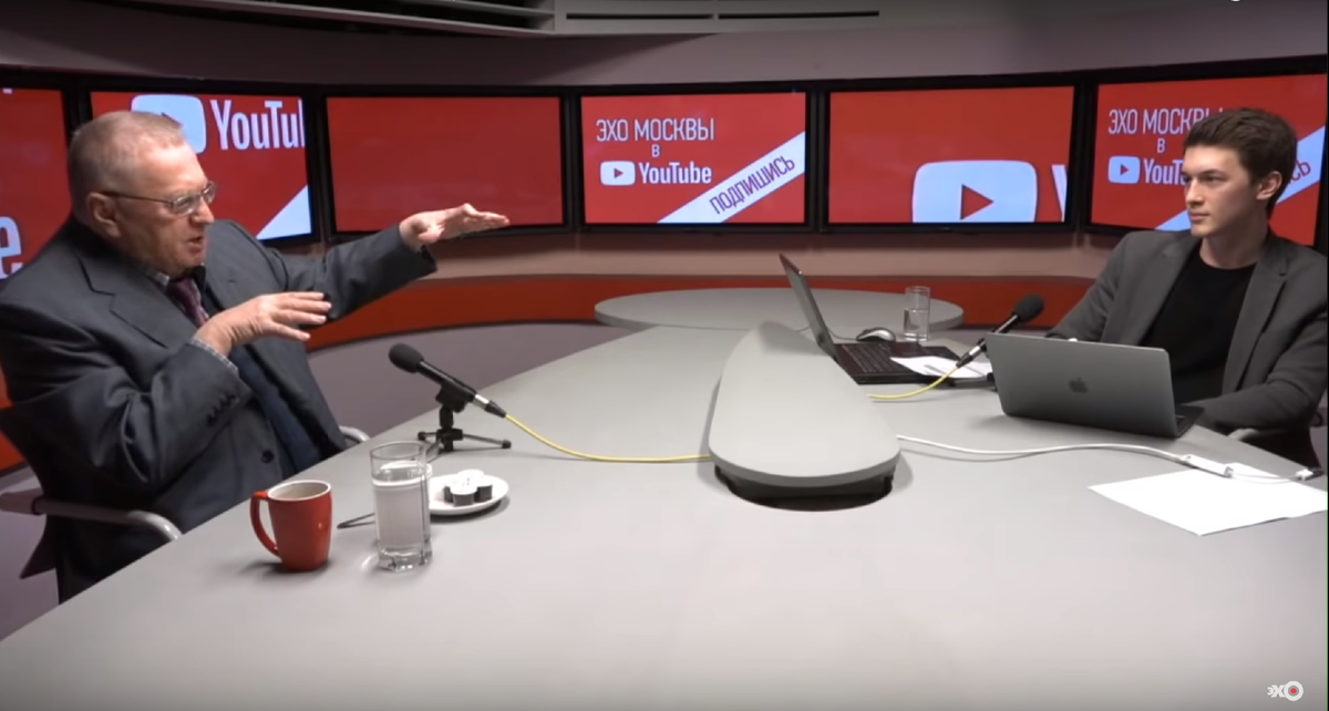 Жириновский и Жуков в эфире радиостанции "Эхо Москвы"