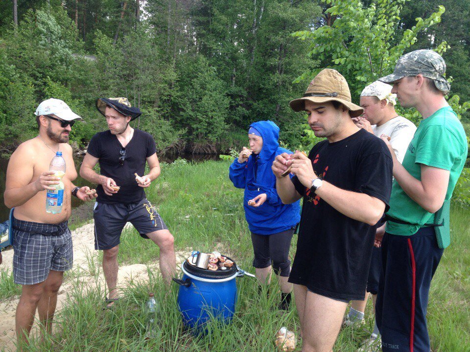 Перекус во время ходового дня. Фото автора