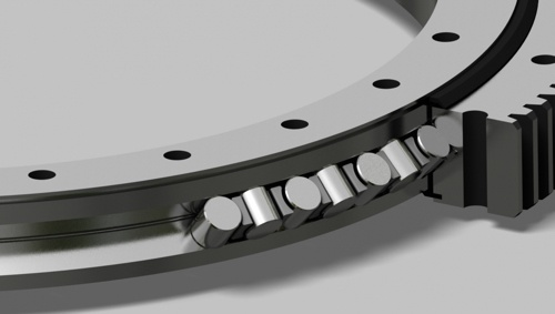 На фото видно как расположены тела качения (ролики) относительно  друг друга. 