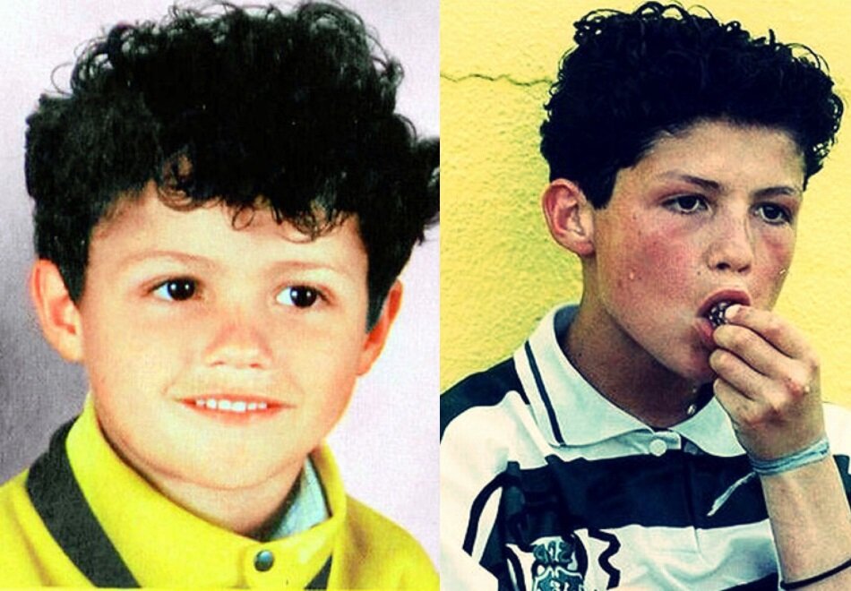 Криштиану в детстве