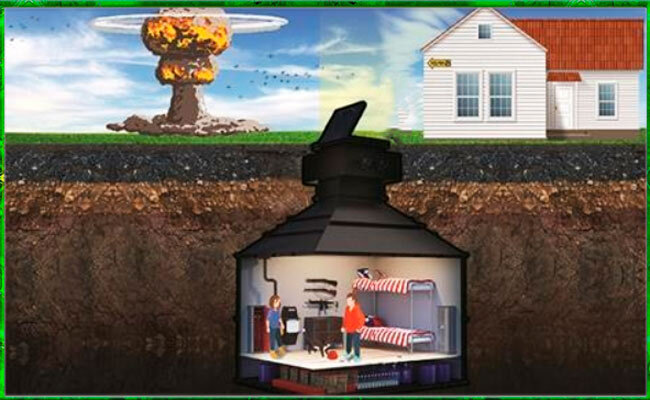 Бюджетный вариант бункера, рассчитанный на недолгое времяпрепровождение под землей